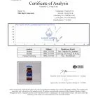 Certificate of Analysis for Vitamin B12 from Mile High Compounds