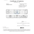 Certificate of Analysis for Thymosin Alpha 1 from Mile High Compounds
