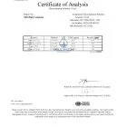 Certificate of Analysis for Recon Solution from Mile High Compounds